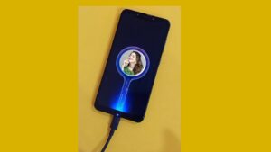 Mobile Charging Animation On Mobile Screen