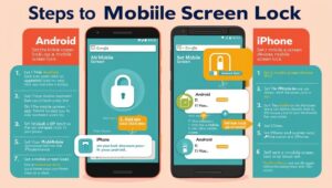 How to Set Mobile Screen Lock: Android and iPhone